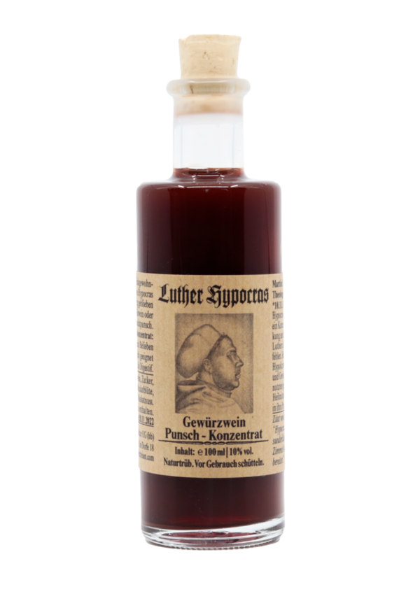 Luther Hypocras 10% vol. Gewürzwein Punch Konzentrat 100ml ein Originalrezept von 1540